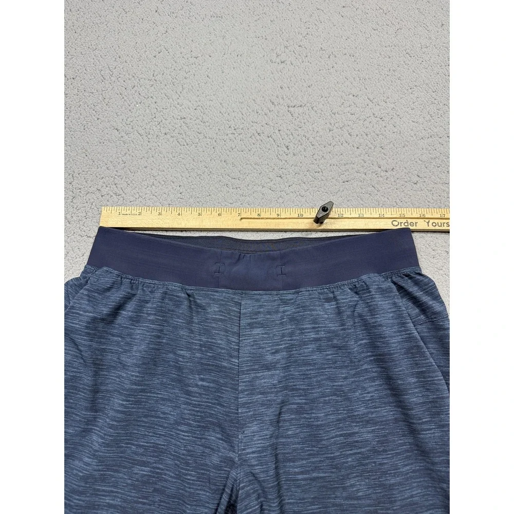 Lululemon‎ THE Shorts Mens Large Blue Running Training 9 Inseam Athletic